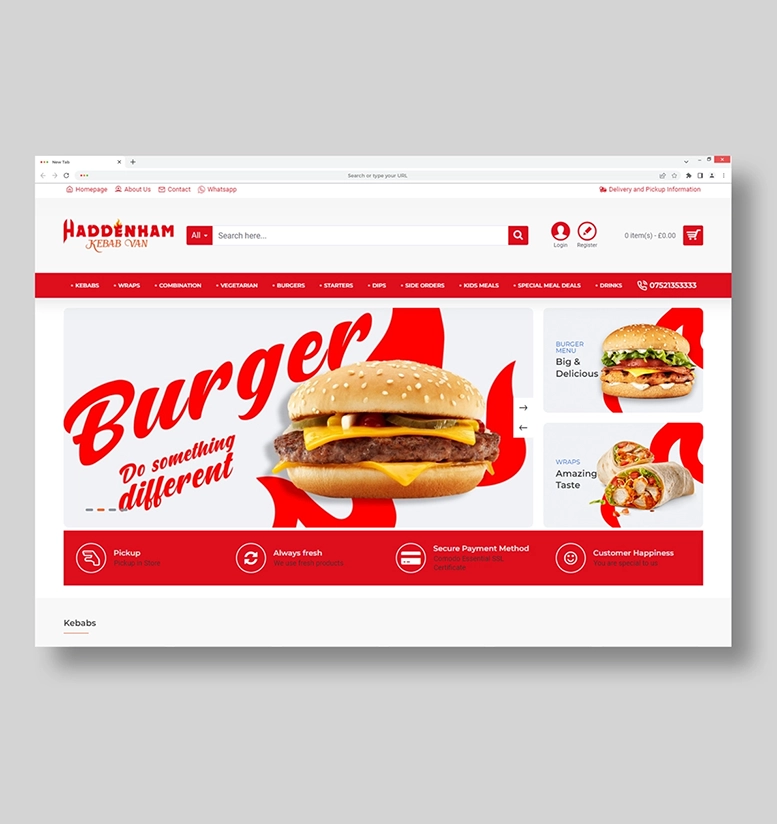 E-Ticaret Sitesi Tasarımı